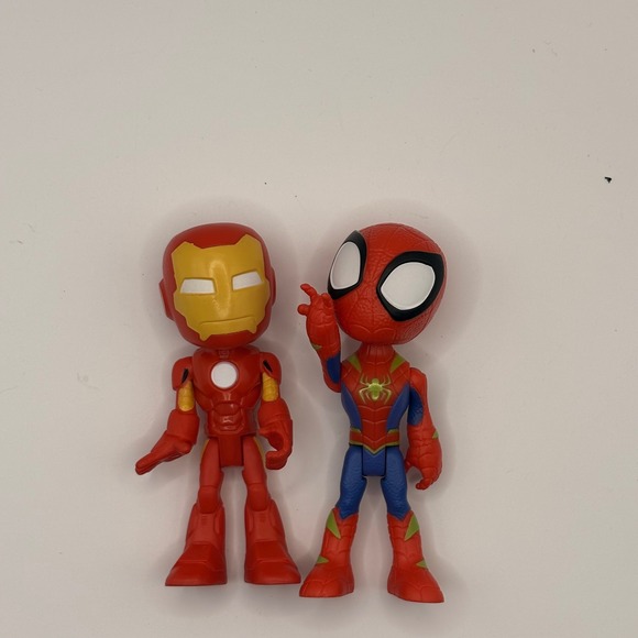 Hasbro Other - Marvel Spidey and His Amazing Friends Iron Man and Spidey Action Figures Hasbro